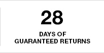 28 days guaranteed return